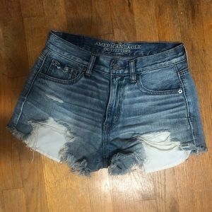American eagle hi-rise festival shorts